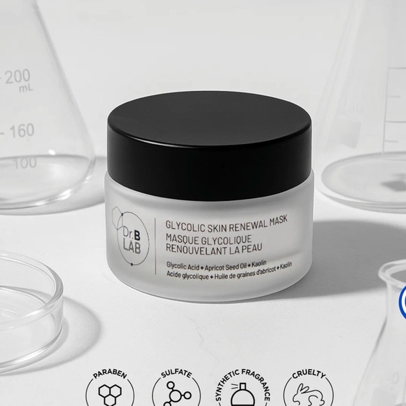 dr. b lab GLYCOLIC SKIN RENEWAL MASK  NEW - Picture 3 of 8